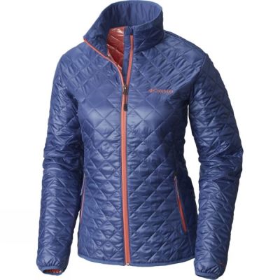 Chaquetas Columbia Dualistic Mujer - Azules / Coral - Chile JDZ560128